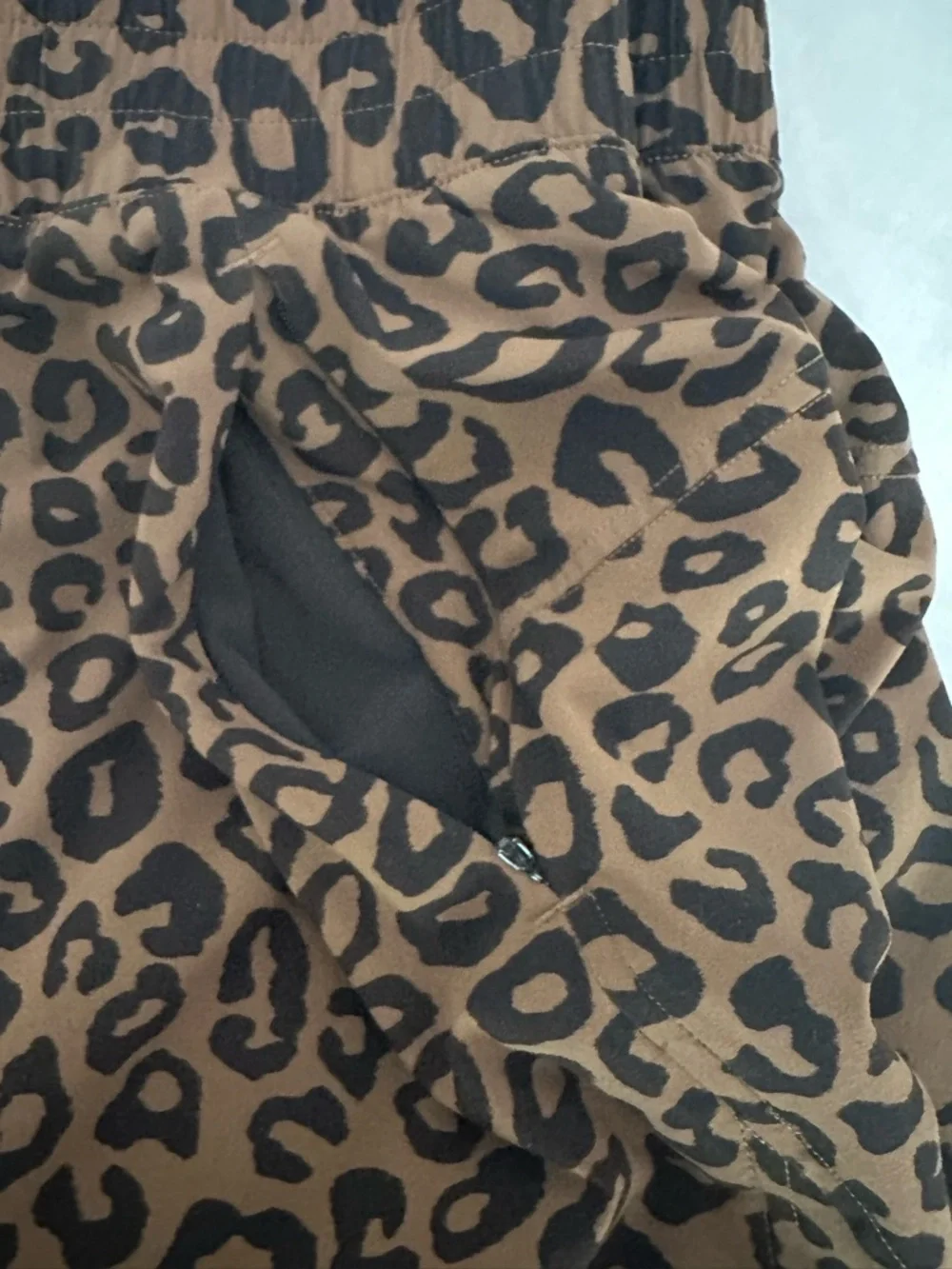 lululemon athletica Wide-Leg Leopard Print Pants — Brown/Black - Picture 4 of 4